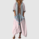Emma - Vintage boho šaty s kapsami